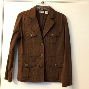 Chico's jacket/blazer size 1 brown